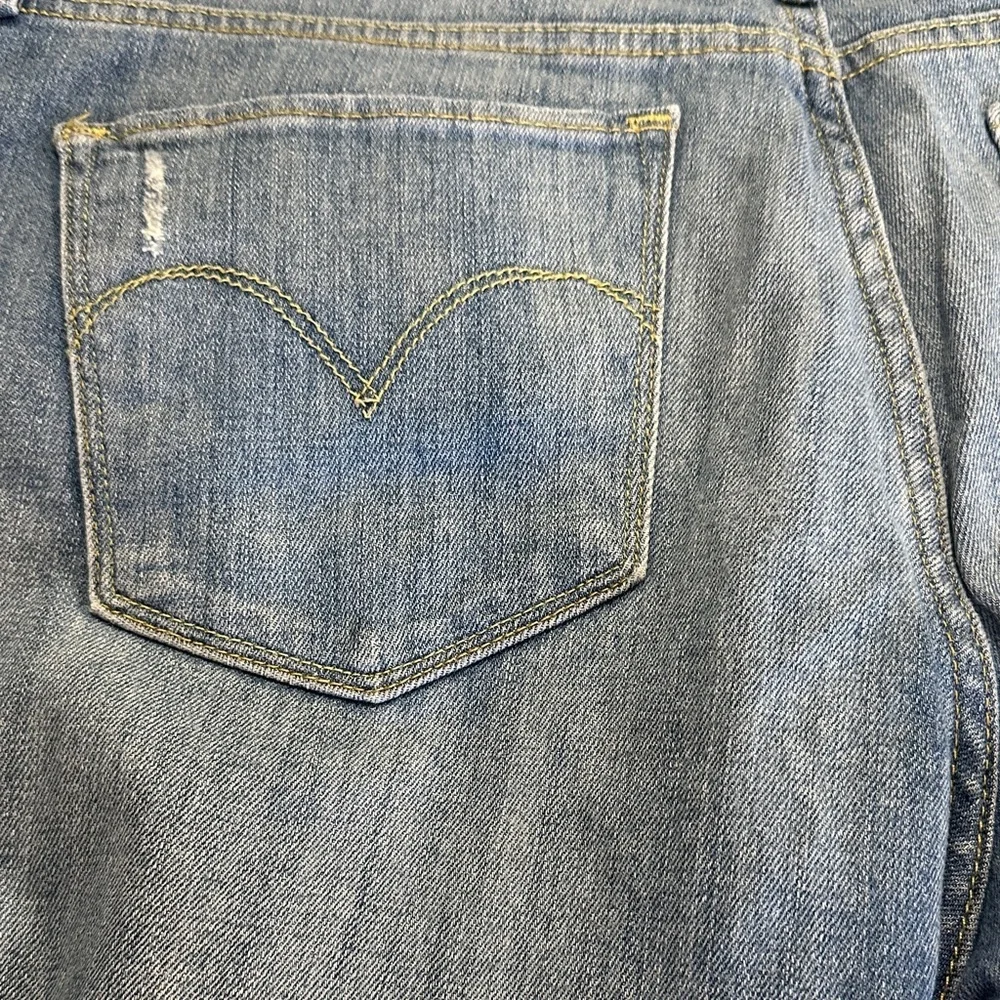 Levi's Women's Blue Jeans size 14 Demi curve classic straight leg - Picture 6 of 11